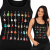TANK TOP DAMSKI  HORROR GUITAR MUSICAL INSTRUMENT